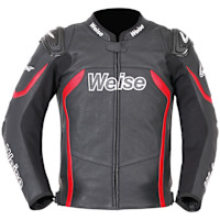 Weise Tornado 2.0 Leather Jacket - Black / Red
