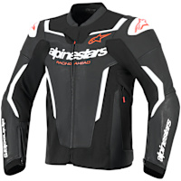 Alpinestars GP Force V2 Leather Jacket - Black / White