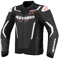 Alpinestars GP Force V2 Airflow Leather Jacket - Black / White