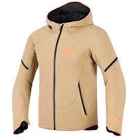 Alpinestars Aeroshell Waterproof Textile Jacket - Dark Kharki / Black / Fluo Orange