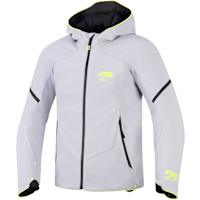 Alpinestars Aeroshell Waterproof Textile Jacket - Mid Grey / Fluo Yellow