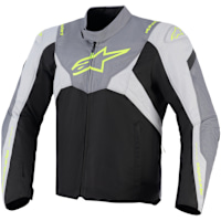 Alpinestars T-Jaws V4 Waterproof Textile Jacket - Black / Ice Grey / Dark Grey