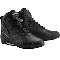 Alpinestars Stella Faster-4 Drystar Riding Shoes - Black / Silver
