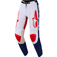 Alpinestars Racer Riway Pants - White / Blue / Red