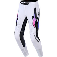 Alpinestars Supertech Pro Vista Pants - White / Purple / Black
