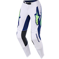 Alpinestars Supertech Vista Pants - Light Grey / Fluo Yellow / Blue