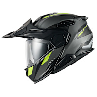 Nexx X.Lifecountry Carbon - Terra Matt Grey / Neon