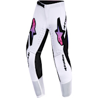Alpinestars Youth Supertech Vista Pants - White / Purple / Black