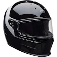 Bell Eliminator - Menace Gloss Black / White