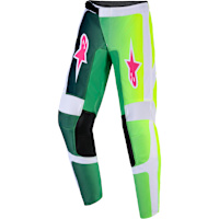 Alpinestars Youth Fluid Portl Pants - Green / White / Black