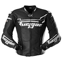 Furygan Sirius Leather Jacket - Black / White