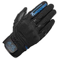 Furygan Jet D3O&reg; Evo Textile Gloves - Black / Blue