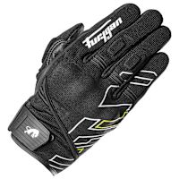 Furygan Jet Neon D3O&reg; Textile Gloves - Black / White / Fluo Yellow