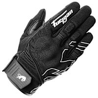 Furygan Jet Neon D3O&reg; Textile Gloves - Black / White