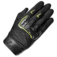 Furygan Shade Textile Gloves - Black / Fluo Yellow