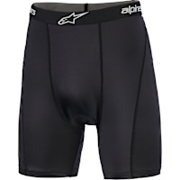 Alpinestars MX Base Layer Padded Boxers - Black