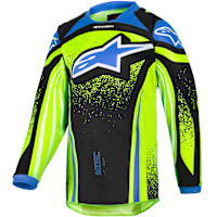 Alpinestars Kids Racer Nomur Jersey - Dark Navy / Fluo Yellow / Ucla Blue