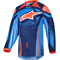 Alpinestars Kids Racer Nomur Jersey - Dark Navy / Orange / Ucla Blue