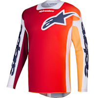 Alpinestars Racer Portl Jersey - Red / Light Grey / Dark Grey