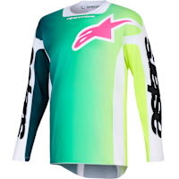 Alpinestars Racer Portl Jersey - Green / White / Black