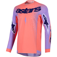 Alpinestars Supertech Scenz Jersey - Hot Coral / Purple