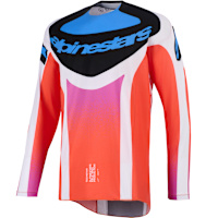 Alpinestars Techstar Knif Jersey - Light Grey / Fluo Orange / Black