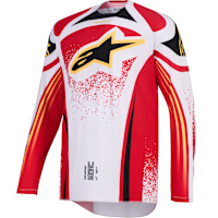 Alpinestars Techstar Nomur Jersey - Light Grey / Red / Black
