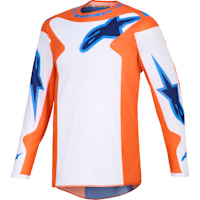 Alpinestars Fluid Grid Jersey - Orange / Ucla Blue