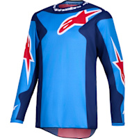 Alpinestars Fluid Grid Jersey - Blue / Red