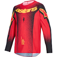 Alpinestars Youth Supertech Scenz Jersey - Red / Black / Yellow