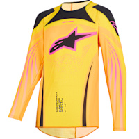 Alpinestars Youth Supertech Nomur Jersey - Orange / Yellow / Pink