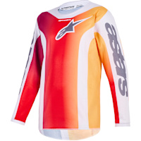 Alpinestars Youth Fluid Portl Jersey - Red / Light Grey / Dark Grey