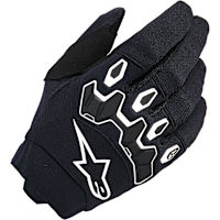 Alpinestars Youth Full Bore v2 Textile Gloves - Black / White