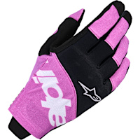 Alpinestars Techstar Textile Gloves - Black / Light Grey / Purple