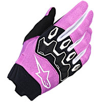 Alpinestars Stella Full Bore v2 Textile Gloves - Violet / White / Black