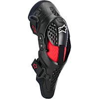 Alpinestars SX-1 Plasma Knee Protector - Black / Red / Cool Grey