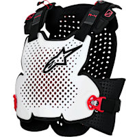 Alpinestars A-4 Plasma Chest Protector - Black / Red / White