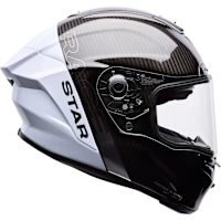 Bell Race Star DLX Flex - Strike Silver / White