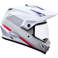 Bell MX-9 Adventure MIPS - Trial White / Red