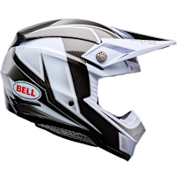 Bell Moto-10 Spherical - Grid White / Black / Grey