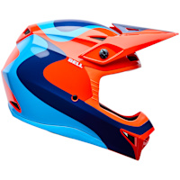 Bell MX-10 MIPS Kids - Wave Orange / Blue