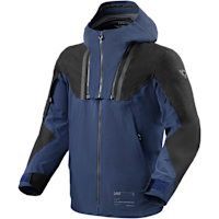 Rev'it Component 3 H2O Textile Jacket - Black / Dark Blue