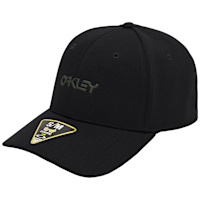 Oakley 6-Panel Stretch Metallic Cap - Blackout