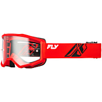 Fly Racing Focus Goggles - Red / Black / Clear Lens