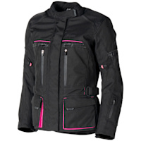 DXR Ladies Roadtrip Textile Jacket - Black / Pink