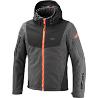 Ixon Burning Textile Jacket - Anthracite / Black / Neon Red