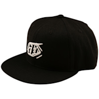 Troy Lee Designs Curved Snapback Cap - Badge Black