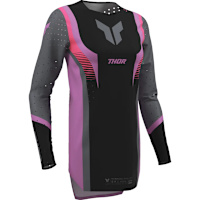 Thor Ladies Sportmode Jersey - Velocity Black / Orchid