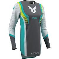 Thor Ladies Sportmode Jersey - Velocity Grey / Aqua