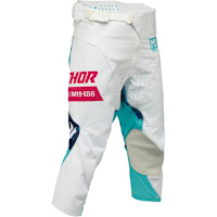 Thor Youth Launchmode Pants - Bleach White / Aqua